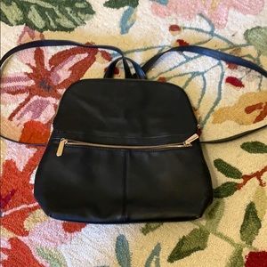 Leather backpack from Target
